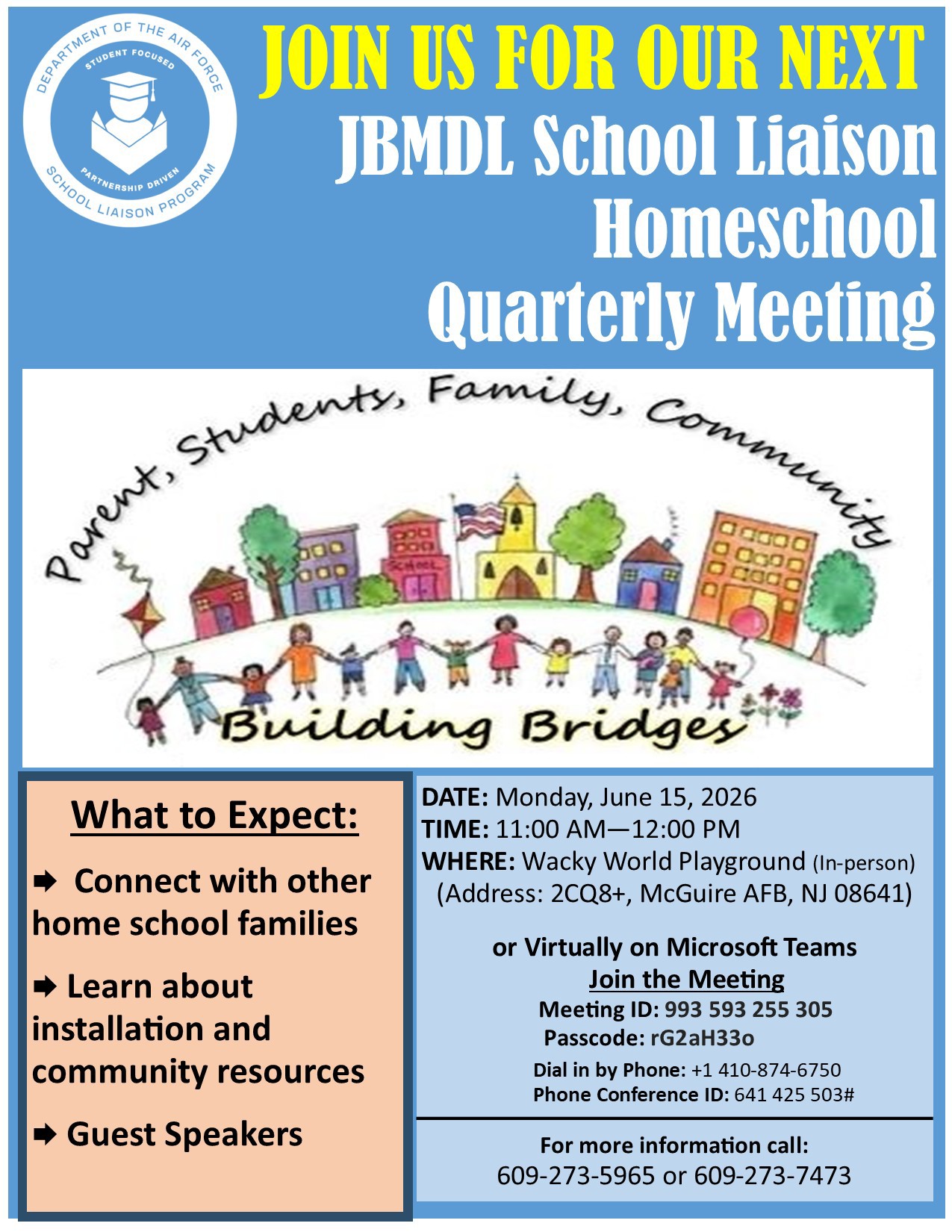 Homeschool Meeting Flyer